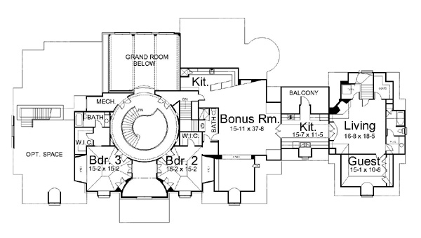 2nd Floor Plan image of Ramboulett House Plan